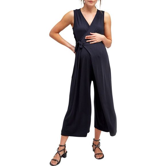 Nom Francesca Wide Leg Maternity/Nursing Jumpsuit Size Medium - Picture 2 of 16